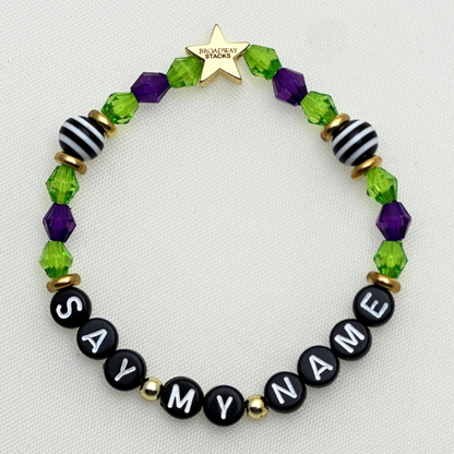 Say My Name - letter bracelet