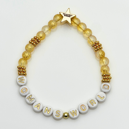 Woman's World - letter bracelet